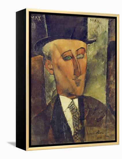 Portrait of Max Jacob, 1916-Amedeo Modigliani-Framed Premier Image Canvas