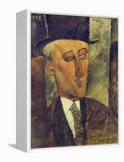 Portrait of Max Jacob, 1916-Amedeo Modigliani-Framed Premier Image Canvas