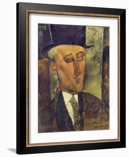 Portrait of Max Jacob, 1916-Amedeo Modigliani-Framed Giclee Print