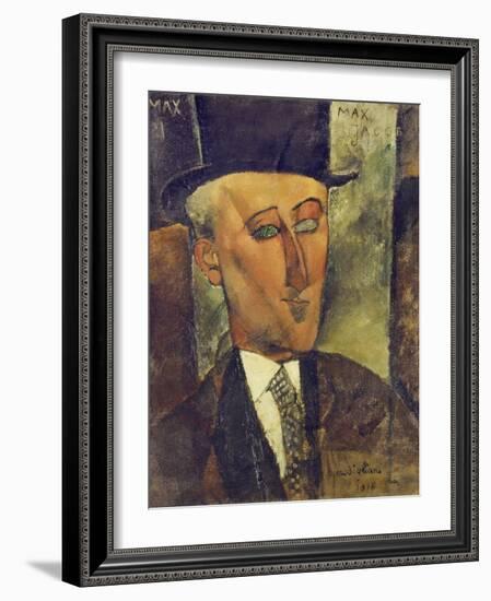 Portrait of Max Jacob, 1916-Amedeo Modigliani-Framed Giclee Print