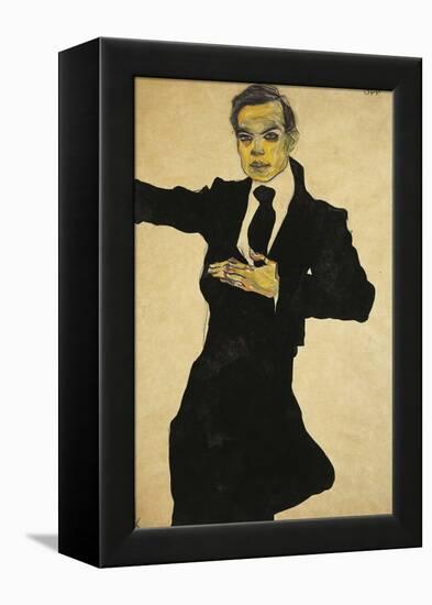 Portrait of Max Oppenheimer-Egon Schiele-Framed Premier Image Canvas