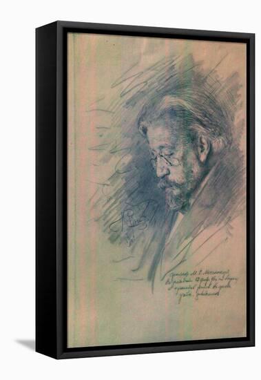 Portrait of Maximilian Von Messmacher, 1896-Ilya Yefimovich Repin-Framed Premier Image Canvas