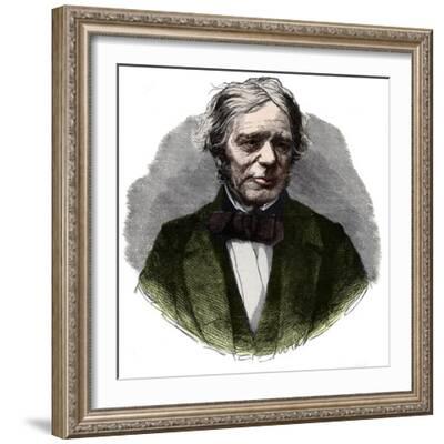 Portrait of Michael Faraday (1791-1867), English chemist and physicist'  Giclee Print - French School