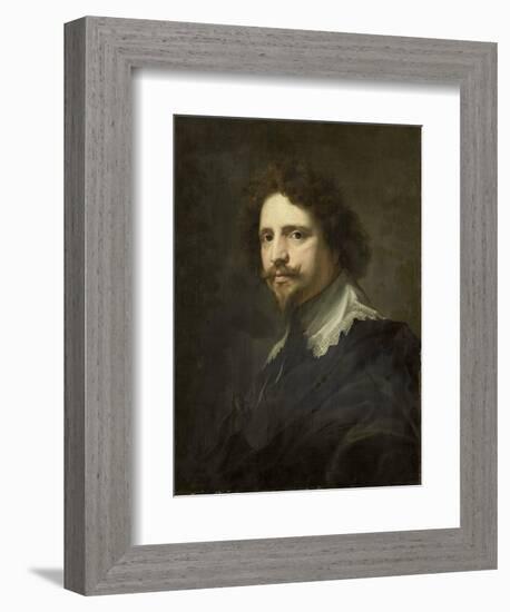 Portrait of Michel Le Blon-Anthony Van Dyck-Framed Art Print