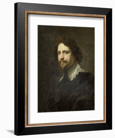 Portrait of Michel Le Blon-Anthony Van Dyck-Framed Art Print