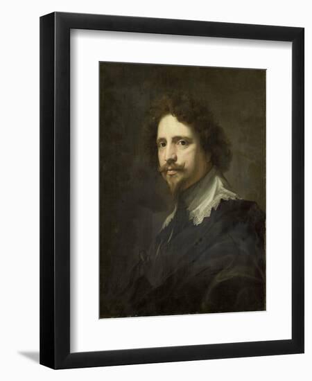 Portrait of Michel Le Blon-Anthony Van Dyck-Framed Art Print