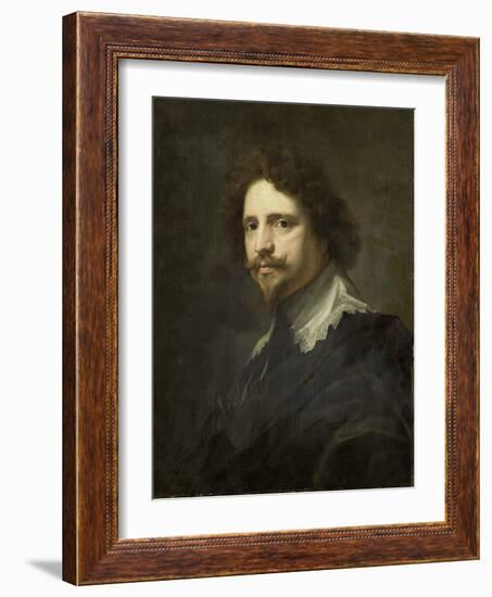 Portrait of Michel Le Blon-Anthony Van Dyck-Framed Art Print