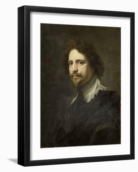 Portrait of Michel Le Blon-Anthony Van Dyck-Framed Art Print