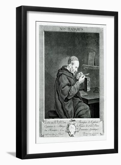 Portrait of Michel Nostradamus-Gabriel Metsu-Framed Giclee Print