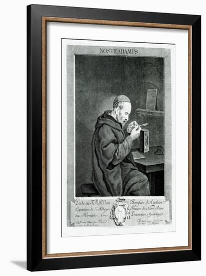 Portrait of Michel Nostradamus-Gabriel Metsu-Framed Giclee Print