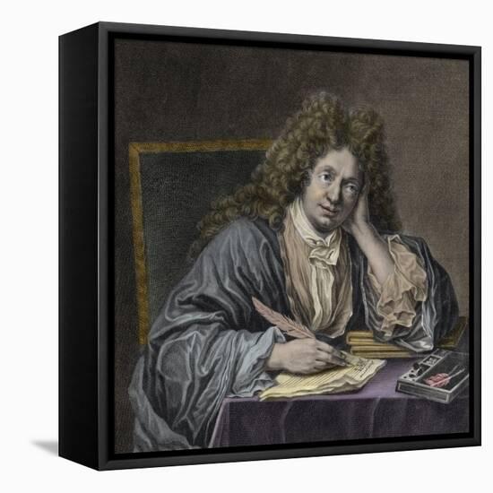 Portrait of Michel Richard Delalande-Stefano Bianchetti-Framed Premier Image Canvas