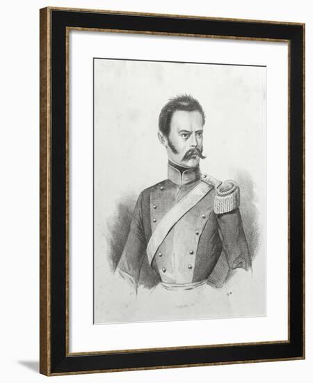 Portrait of Michele Morelli, 1790-1822-null-Framed Giclee Print