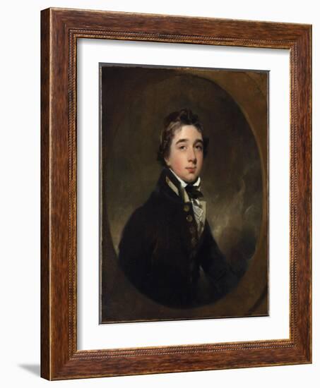 Portrait of Midshipman Michael Daintry, C.1813-Thomas Lawrence-Framed Giclee Print