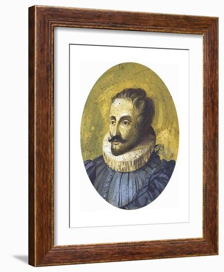 Portrait of Miguel De Cervantes Saavedra (Alcala De Henares-null-Framed Giclee Print