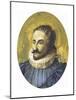 Portrait of Miguel De Cervantes Saavedra (Alcala De Henares-null-Mounted Giclee Print