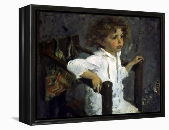 Portrait of Mika Morosov, 1901-Valentin Serov-Framed Premier Image Canvas