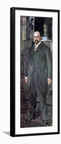 Portrait of Mikhail Abramovich Morozov, 1902-Valentin Serov-Framed Giclee Print