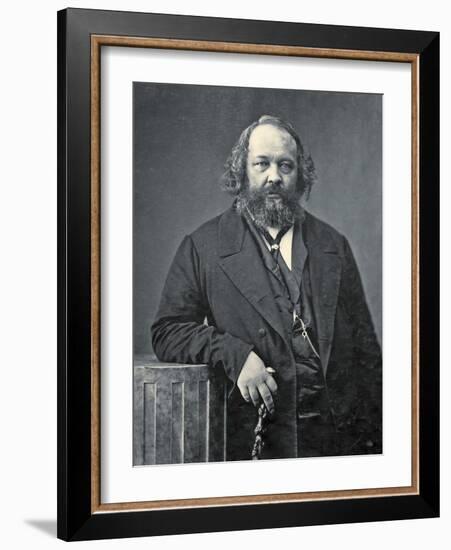 Portrait of Mikhail Aleksandrovich Bakunin, C.1860-Nadar-Framed Photographic Print