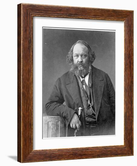 Portrait of Mikhail Aleksandrovich Bakunin circa 1860-Nadar-Framed Giclee Print