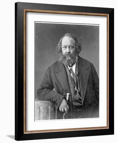 Portrait of Mikhail Aleksandrovich Bakunin circa 1860-Nadar-Framed Giclee Print