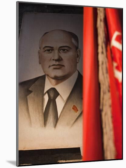 Portrait of Mikhail Gorbachev, Ussr Leader in the 1990S, Estonia-Walter Bibikow-Mounted Photographic Print