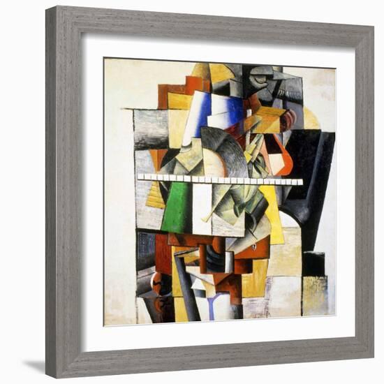 Portrait of Mikhail Matyushin, 1913-Kazimir Malevich-Framed Giclee Print