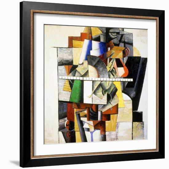 Portrait of Mikhail Matyushin, 1913-Kazimir Malevich-Framed Giclee Print