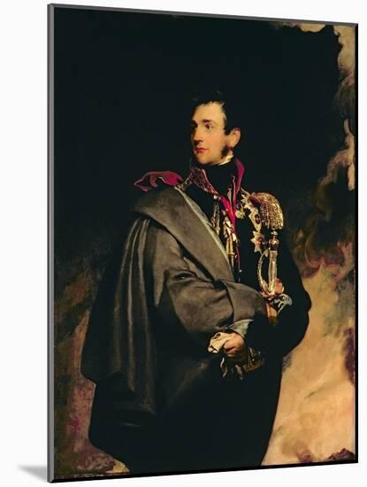 Portrait of Mikhail Semyonovich, Count Vorontsov-Thomas Lawrence-Mounted Giclee Print