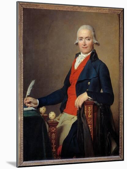 Portrait of Minister Gaspard Meyer (1749-1799) Painting by Jacques Louis David (1748-1825) 1795, 11-Jacques Louis David-Mounted Giclee Print