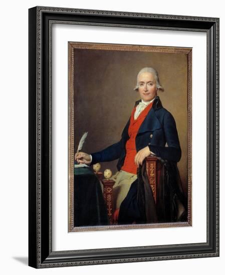Portrait of Minister Gaspard Meyer (1749-1799) Painting by Jacques Louis David (1748-1825) 1795, 11-Jacques Louis David-Framed Giclee Print