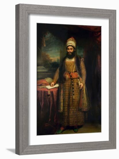 Portrait of Mirza Abul Hassan-Sir William Beechey-Framed Giclee Print