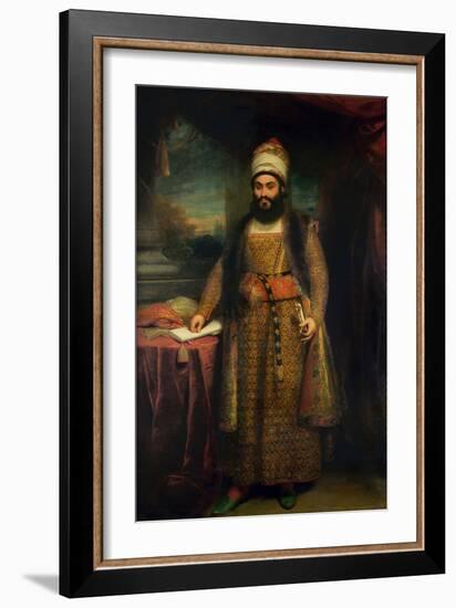 Portrait of Mirza Abul Hassan-Sir William Beechey-Framed Giclee Print