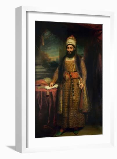 Portrait of Mirza Abul Hassan-Sir William Beechey-Framed Giclee Print