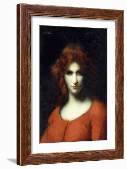 Portrait of Miss Addison Head of San Francisco, 1874-William-Adolphe Bouguereau-Framed Giclee Print