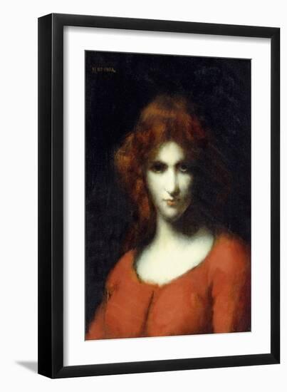 Portrait of Miss Addison Head of San Francisco, 1874-William-Adolphe Bouguereau-Framed Giclee Print