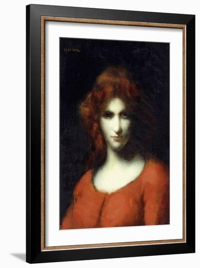 Portrait of Miss Addison Head of San Francisco, 1874-William-Adolphe Bouguereau-Framed Giclee Print