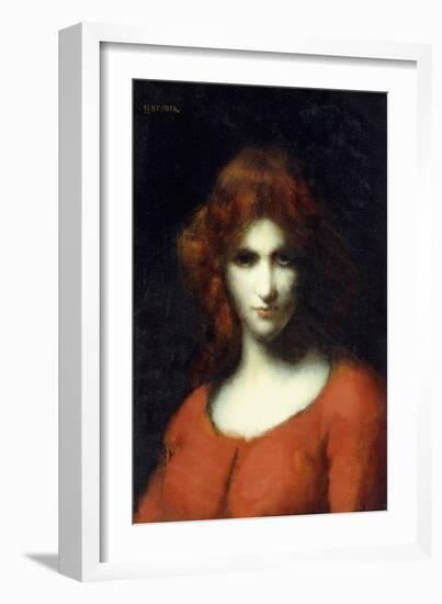 Portrait of Miss Addison Head of San Francisco, 1874-William-Adolphe Bouguereau-Framed Giclee Print