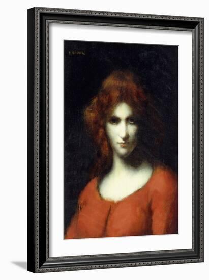 Portrait of Miss Addison Head of San Francisco, 1874-William-Adolphe Bouguereau-Framed Giclee Print