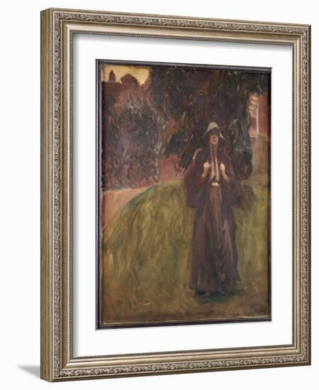 Portrait of Miss Clementine Anstruther-Thomson-John Singer Sargent-Framed Giclee Print