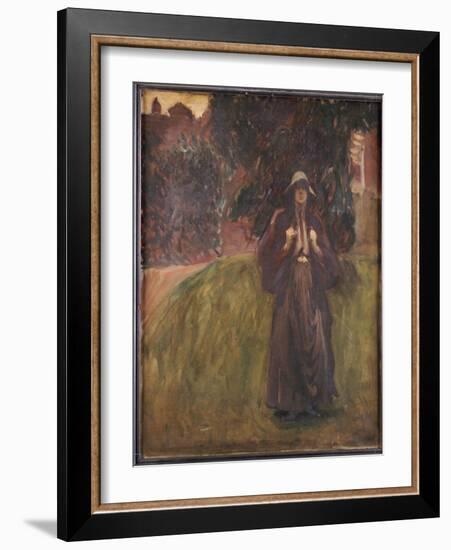 Portrait of Miss Clementine Anstruther-Thomson-John Singer Sargent-Framed Giclee Print