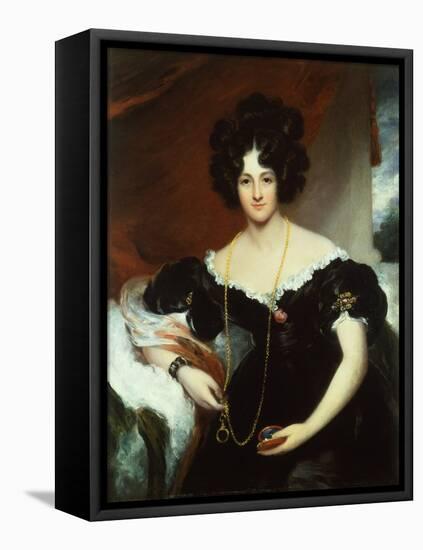 Portrait of Miss Craigie Later Mrs.Reid, 1751 (Oil on Canvas)-Allan Ramsay-Framed Premier Image Canvas