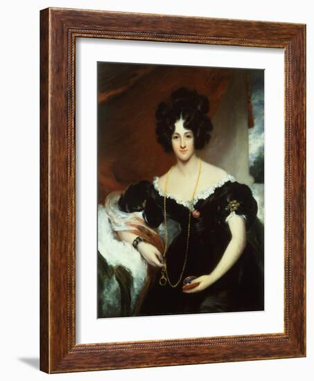 Portrait of Miss Craigie Later Mrs.Reid, 1751 (Oil on Canvas)-Allan Ramsay-Framed Giclee Print
