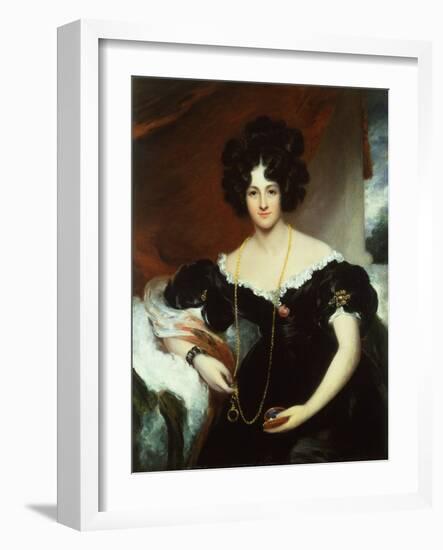 Portrait of Miss Craigie Later Mrs.Reid, 1751 (Oil on Canvas)-Allan Ramsay-Framed Giclee Print