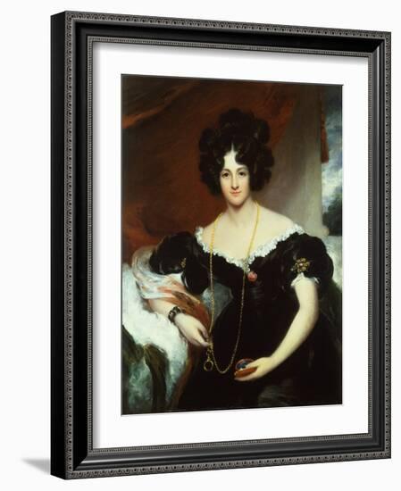 Portrait of Miss Craigie Later Mrs.Reid, 1751 (Oil on Canvas)-Allan Ramsay-Framed Giclee Print