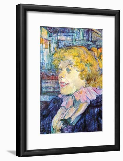 Portrait of Miss Dolly-Henri de Toulouse-Lautrec-Framed Art Print