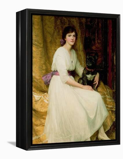 Portrait of Miss Dorothy Dicksee-Frank Bernard Dicksee-Framed Premier Image Canvas