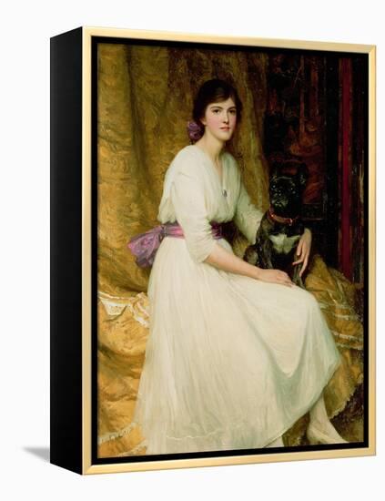 Portrait of Miss Dorothy Dicksee-Frank Bernard Dicksee-Framed Premier Image Canvas