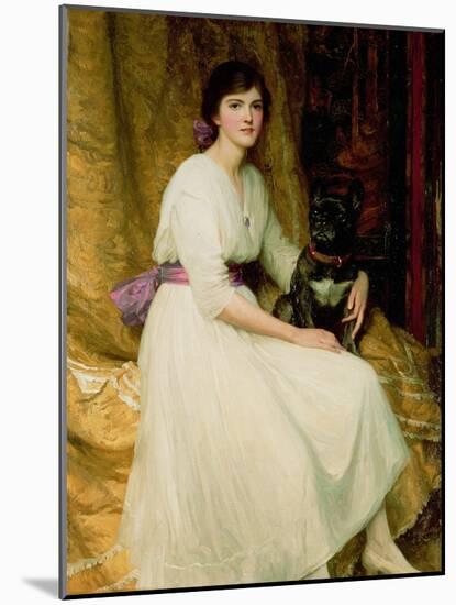 Portrait of Miss Dorothy Dicksee-Frank Bernard Dicksee-Mounted Giclee Print