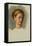 Portrait of Miss Isabella Waugh, study-William Holman Hunt-Framed Premier Image Canvas