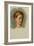 Portrait of Miss Isabella Waugh, study-William Holman Hunt-Framed Giclee Print